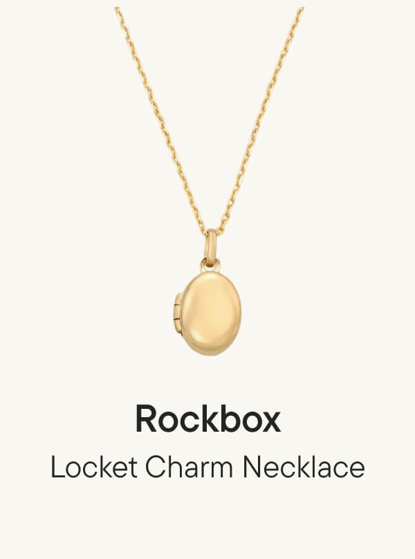 Locket Charm Necklace Locket Charm Necklace