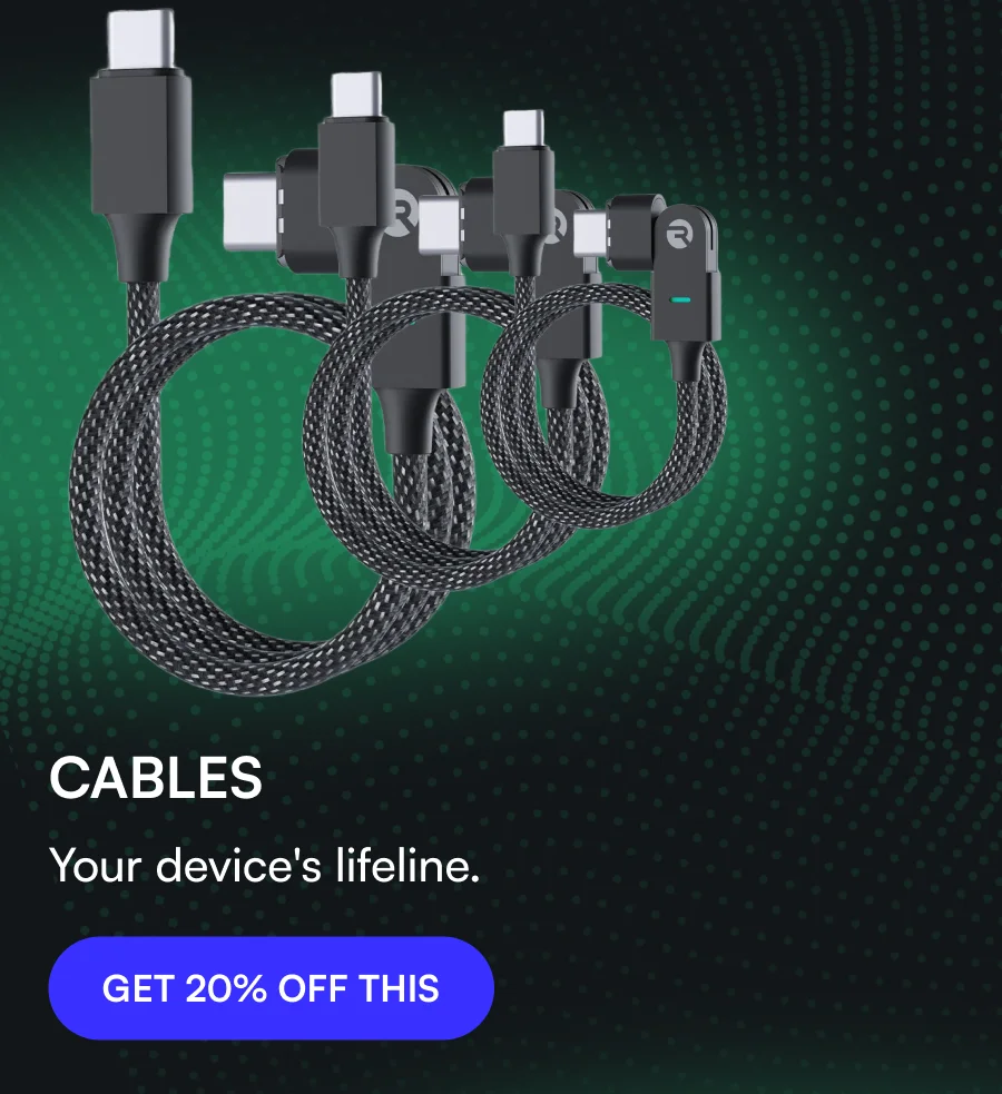 CABLES - Your device's lifeline. [ GET 20% OFF THIS ]