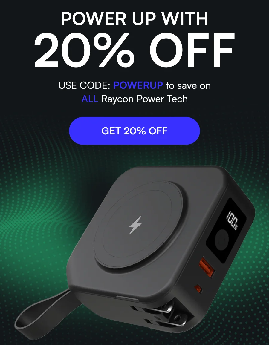 Power up with 20% off - USE CODE: POWERUP to save on ALL Raycon Power Tech [ GET 20% OFF ]