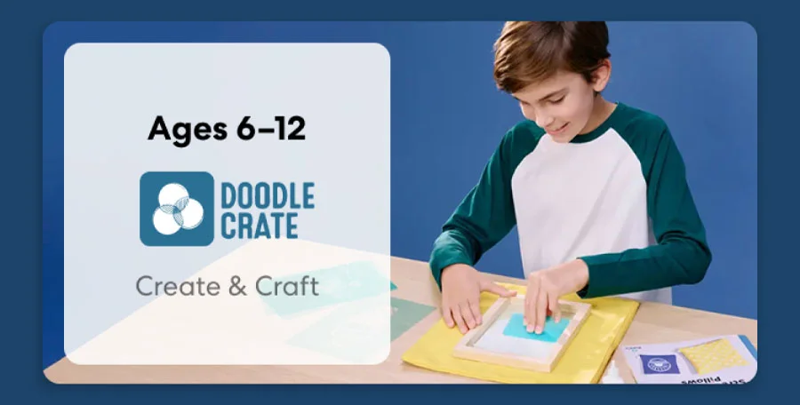 Teen creating an advanced KiwiCo project. Ideal for ages 6 to 12 to spark creativity and innovation.