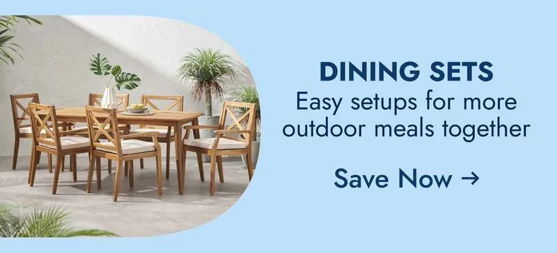 Easy setups for more outdoor meals together