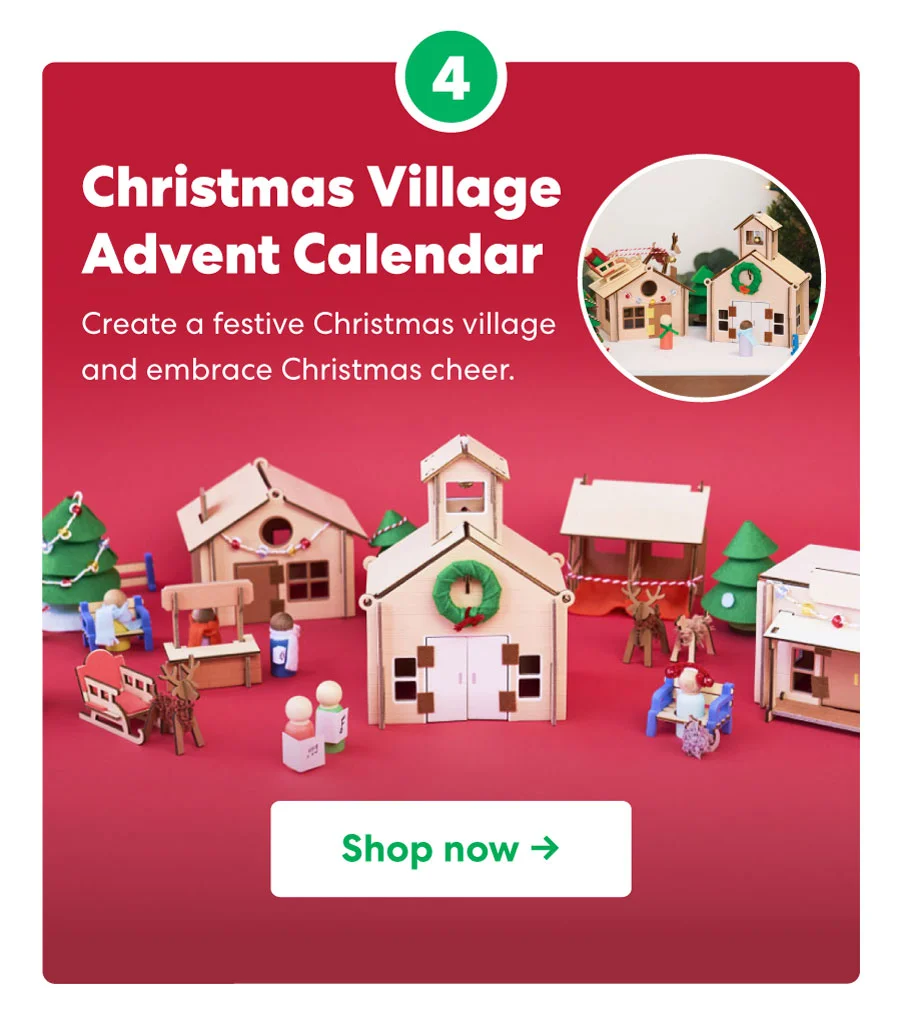 Christmas Village Advent Calendar
