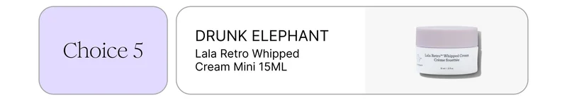 Choice 5 Lala Retro Whipped Cream Mini 15ML