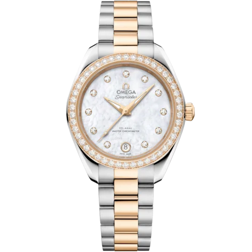 Seamaster Aqua Terra 150M 30 mm, steel ‑ Moonshine™ gold on steel ‑ Moonshine™ gold