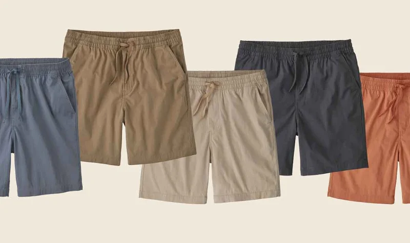 Nomader Shorts in Utility Blue, Slab Khaki, Oar Tan, Forge Grey and Sienna Clay
