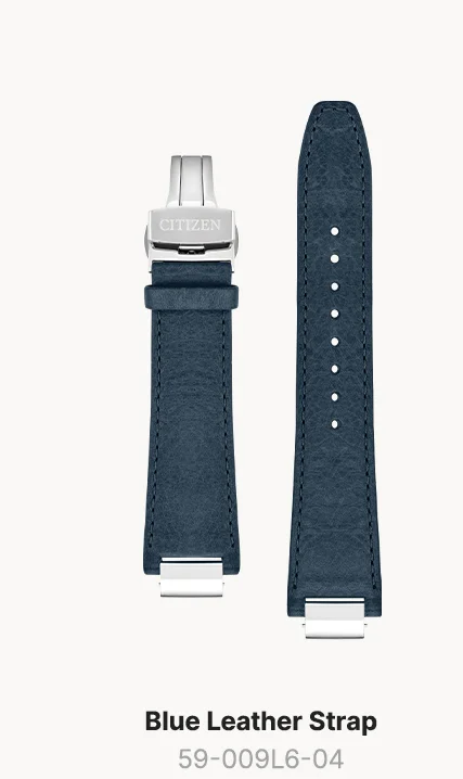 Blue Leather Strap - 59-009L6-04