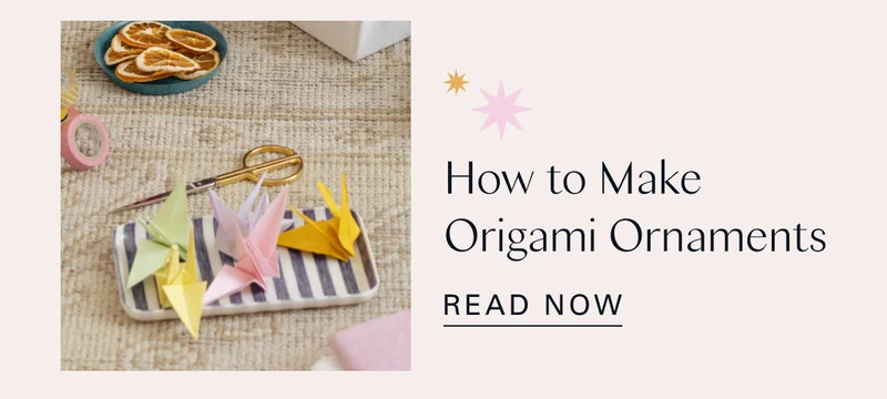 How to Make Origami Ornaments