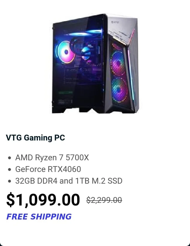 VTG Gaming PC