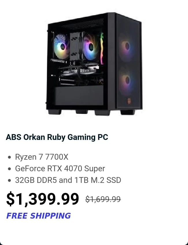 ABS Orkan Ruby Gaming PC