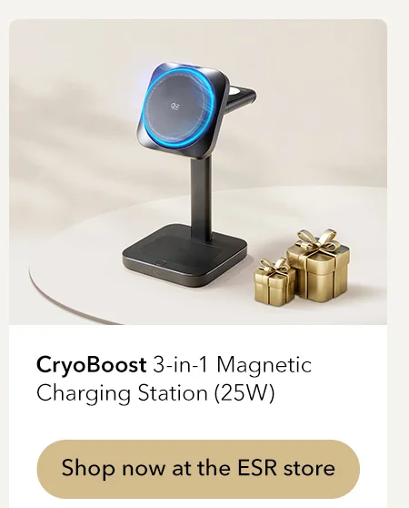 CryoBoost 3-in-1 Magnetic Charging Station (25W)