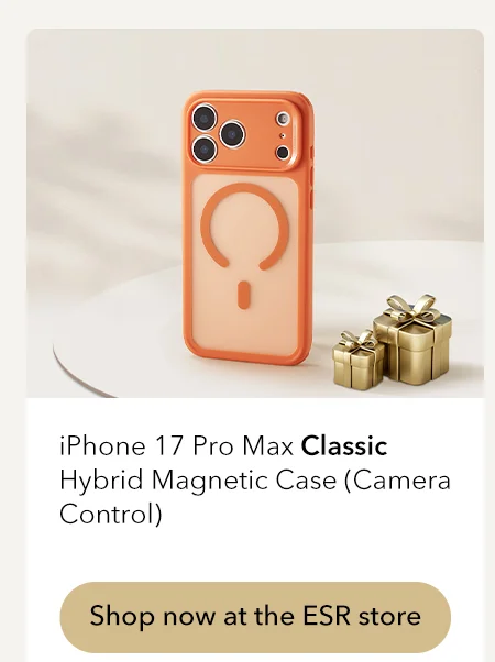 iPhone 17 Pro Max Classic Hybrid Magnetic Case (Camera Control)