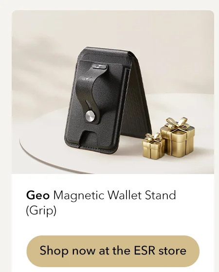 Geo Magnetic Wallet Stand (Grip)