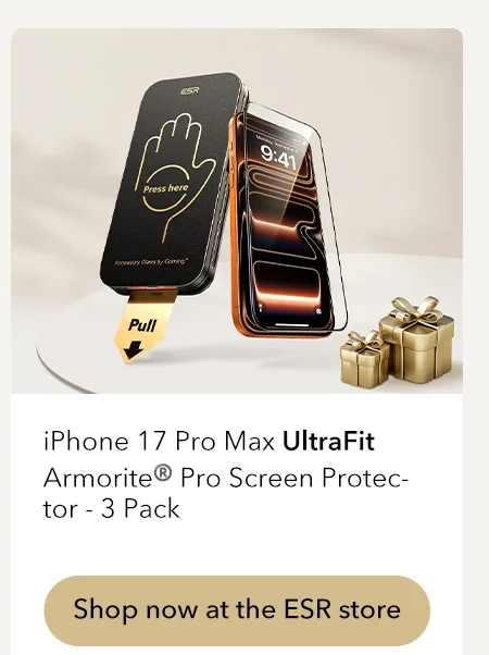 iPhone 17 Pro Max UltraFit Armorite®️ Pro Screen Protector - 3 Pack