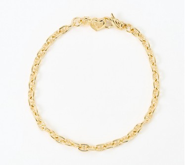 Christian James by Scott Grimes 14K Gold Clad Mini Mariner Chain Bracelet