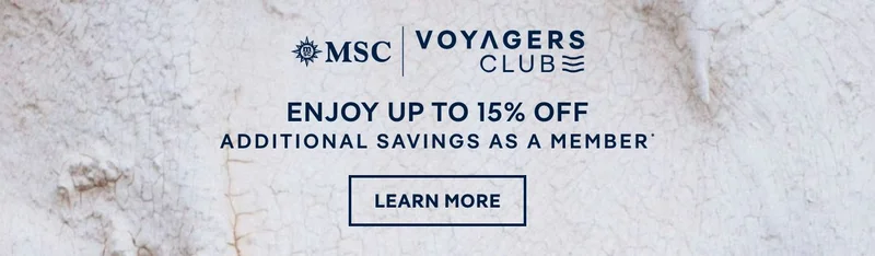 Voyagers Club: Enjoy up&nbsp;to 15%&nbsp;off – Click to View Cruises & Book Now