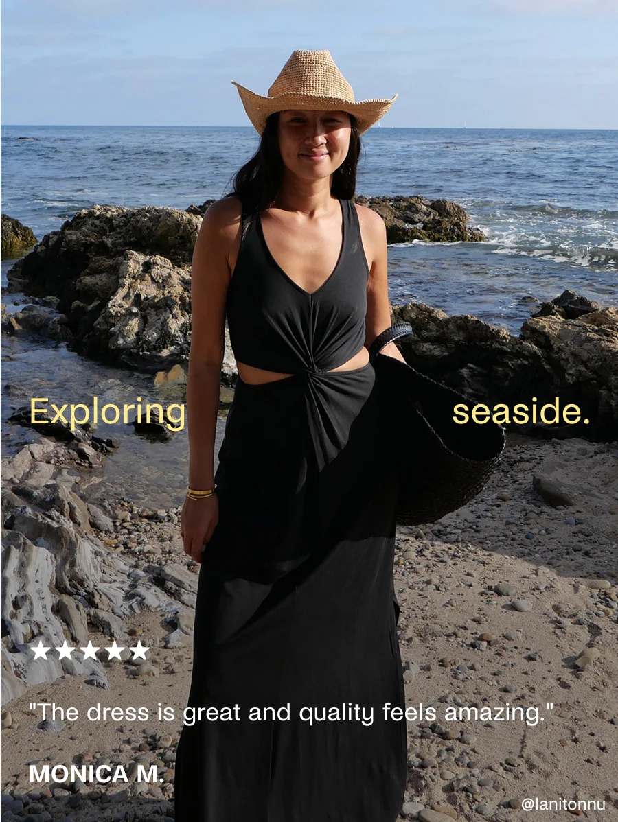 Maxi Around The World Front Twist Dress