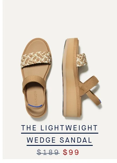 THE LIGHTWEIGHT WEDGE SANDAL
