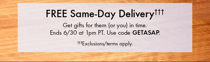 Free Same-Day Delivery