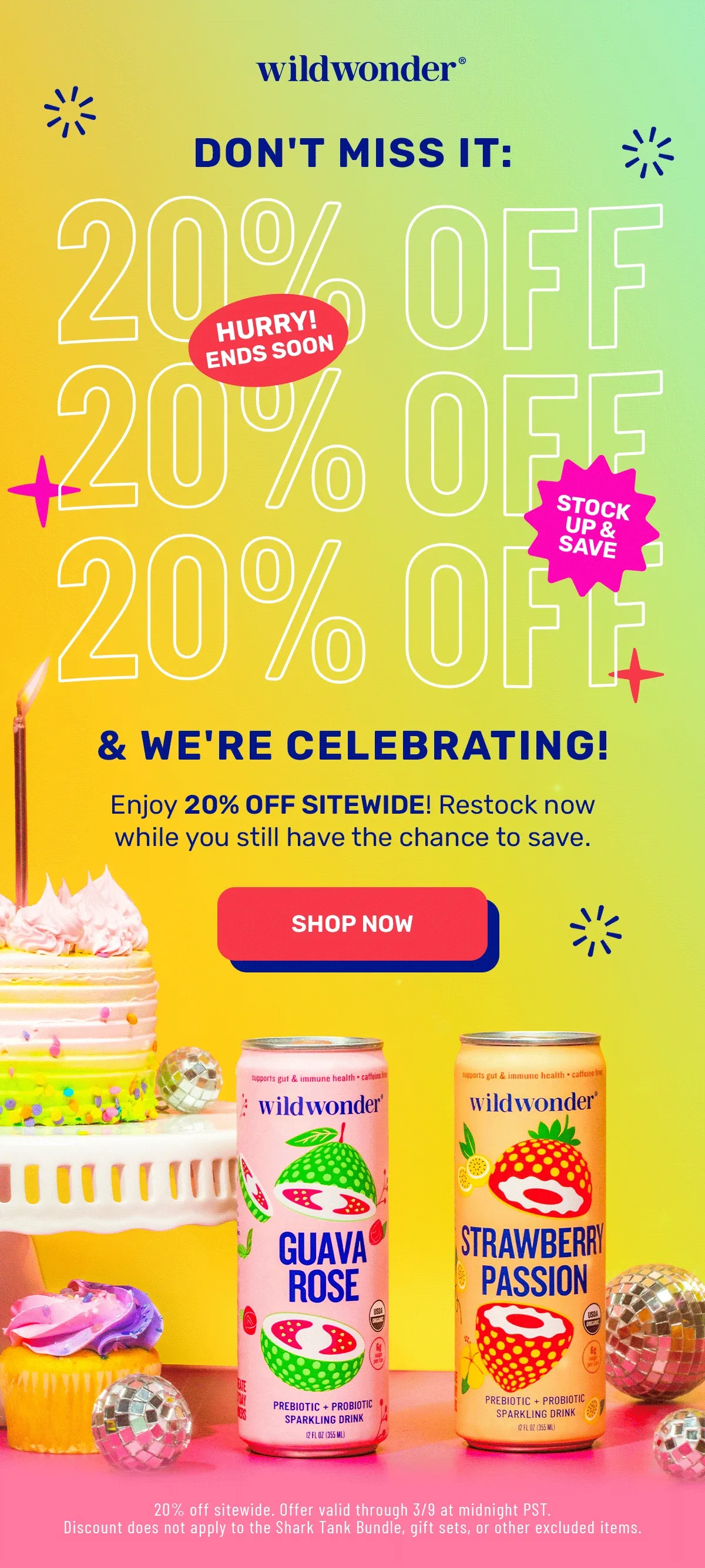 Bday Sale! 20% Off