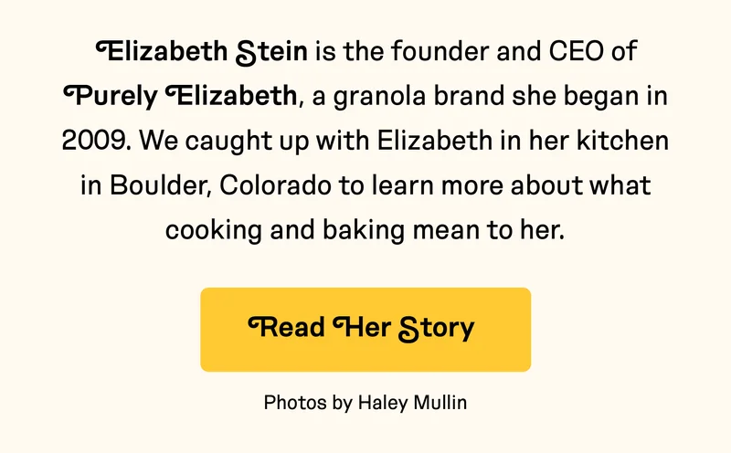 Read Her Story - Elizabeth Stein founder and CEO of Purely Elizabeth