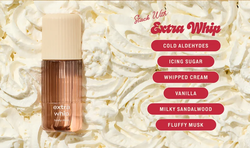 The most important meal of the day, sprayed your way. Meet the notes of our first body mist collection, and the Hot Cakes scent that makes it all drip.  Arriving Tuesday, March 18th.