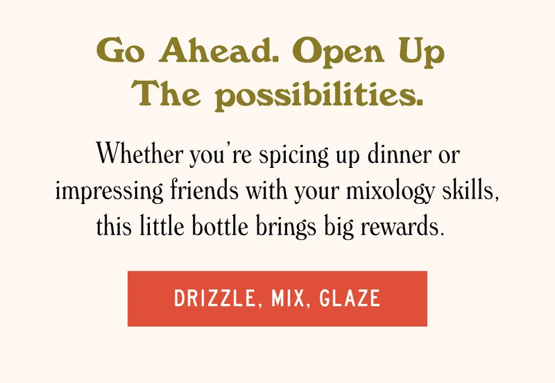 Go ahead. Open up the possibilities.