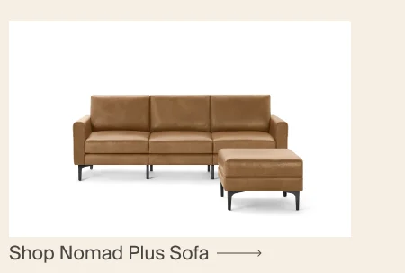 Nomad Plus Leather Sofa with Ottoman