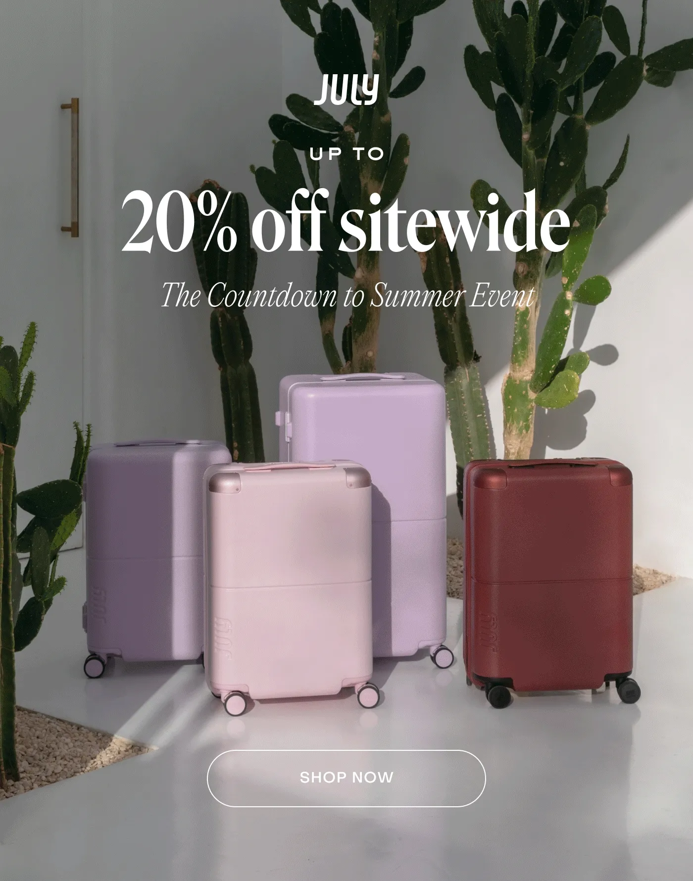 up to 20% off sitewide. The Countdown to Summer Event