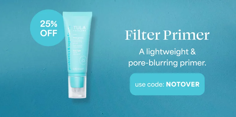 Filter Primer A lightweight & pore-blurring primer. use code: discount code