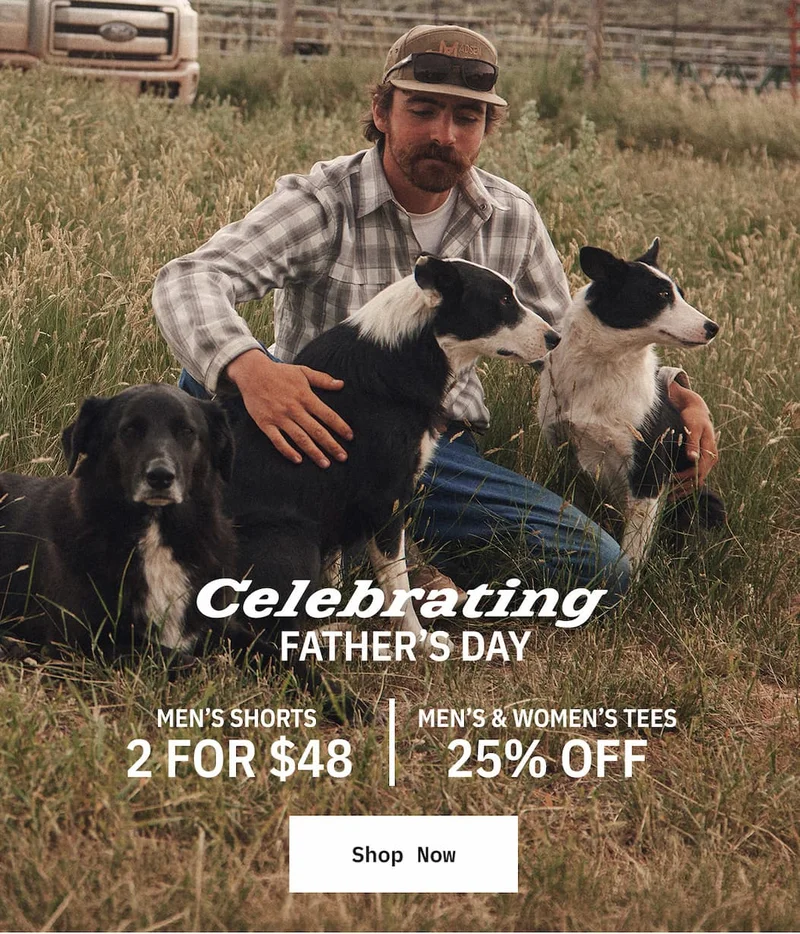 Celebrating Father's Day. Men's Shorts 2 for $48. Men's & Women's Tees 25% off. Shop Now.