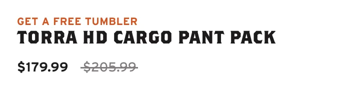 Cargo Pant + Tumbler