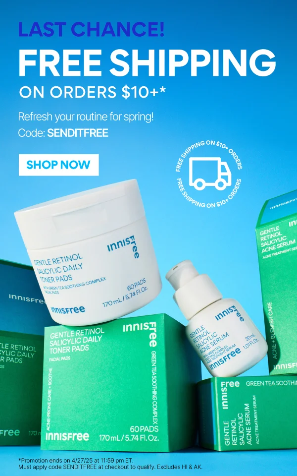FREE SHIPPING ON ORDERS $10+