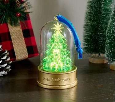 Bethlehem Lights 5" Illuminated Anniversary Ornament