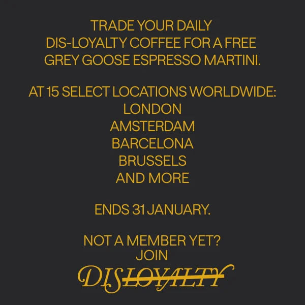 Dis-loyalty espresso martini