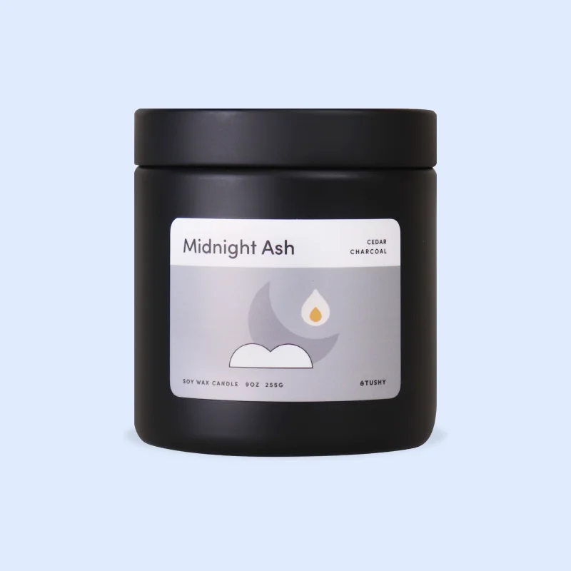Image of Midnight Ash Bathroom Candle