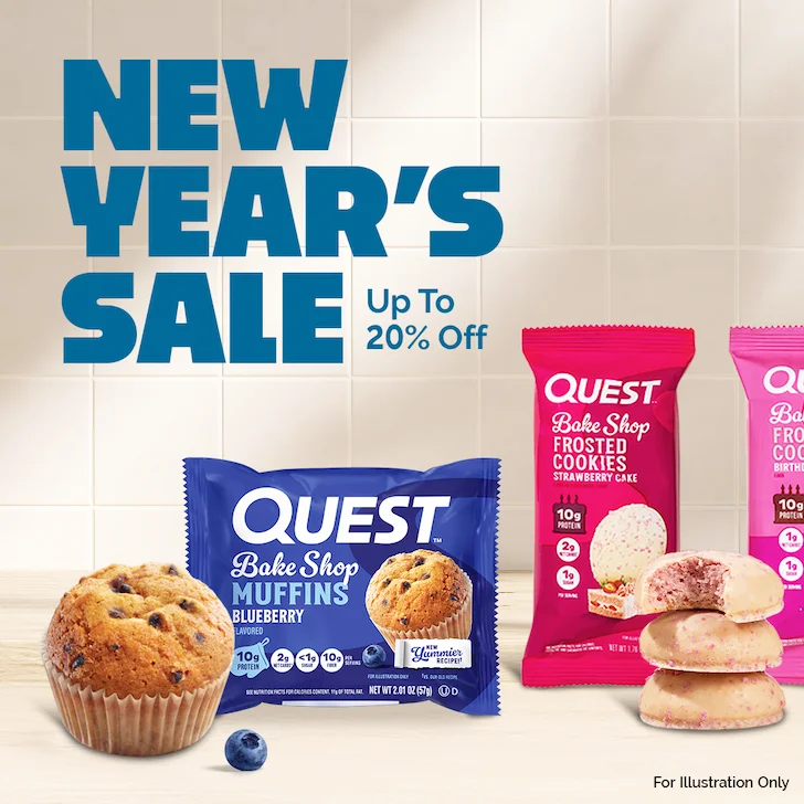 Quest Nutrition - New Year's Sale