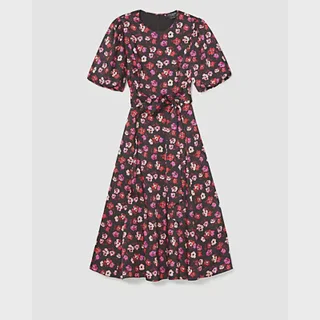 Fall Poppies Matinee Dress