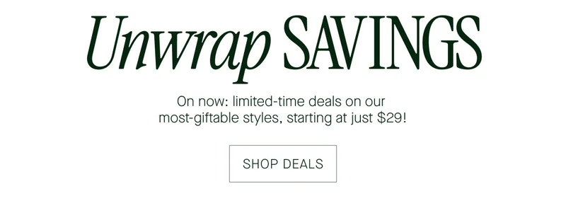 Unwrap Savings
