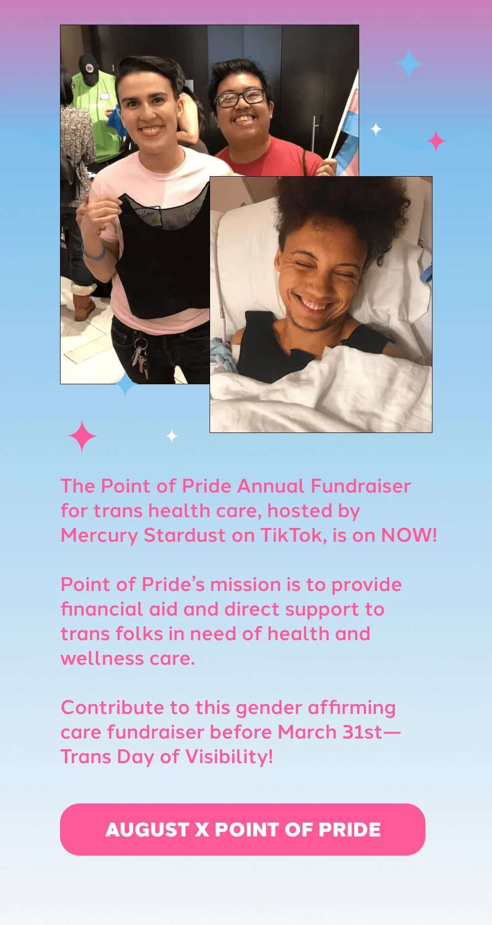 [AUGUST x POINT OF PRIDE]