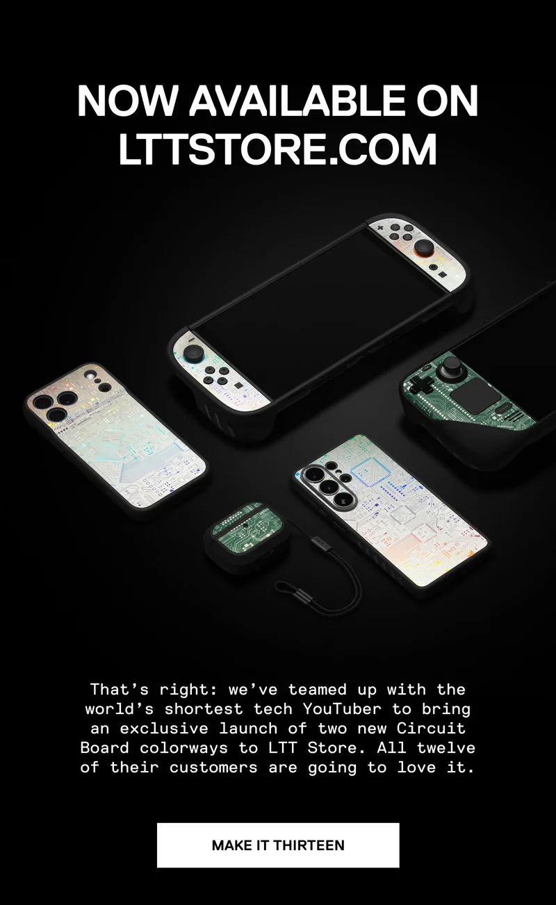 Now available on lttstore.com