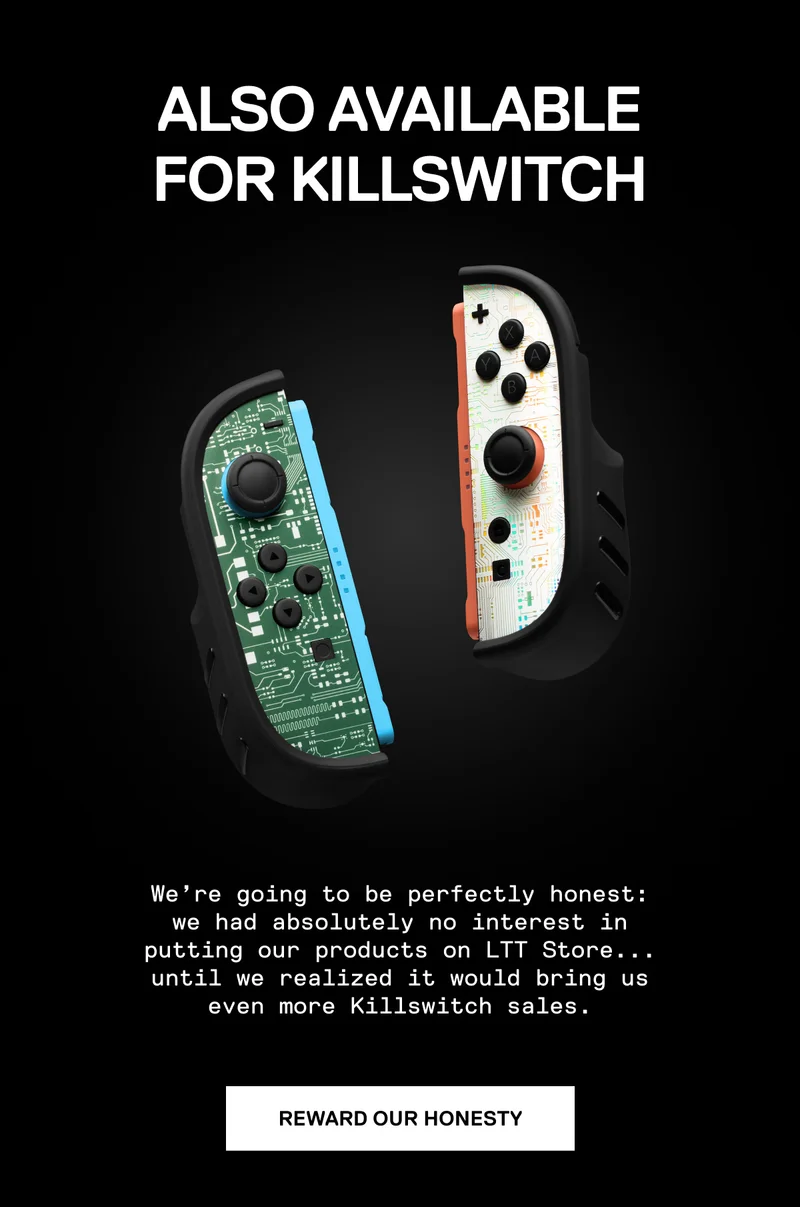 We had no interest in doing this... until we realized it would bring us even more Killswitch sales