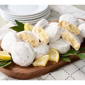 Jimmy The Baker 2.25 lb Box of Lemon or Walnut Meltaway Cookies