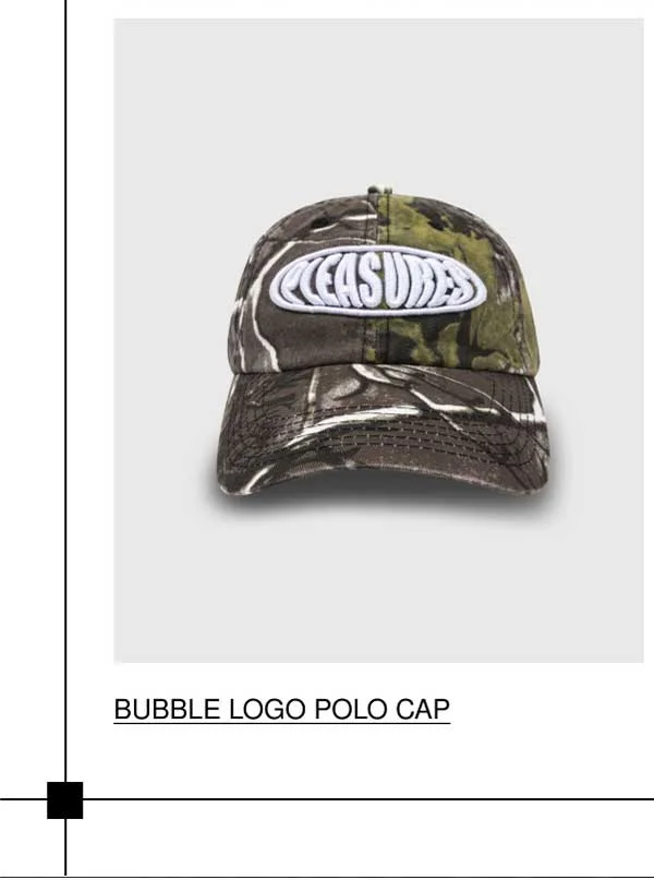 BUBBLE LOGO POLO CAP