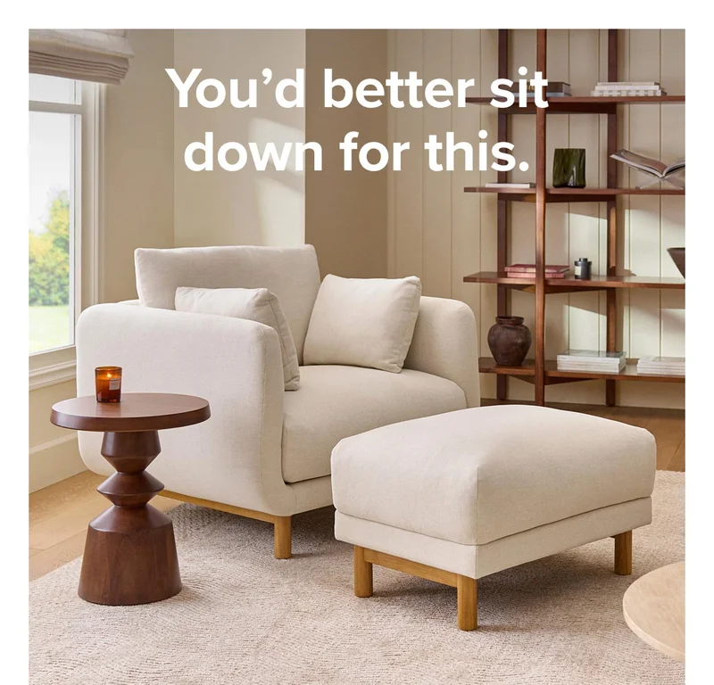 You'd better sit down for this.