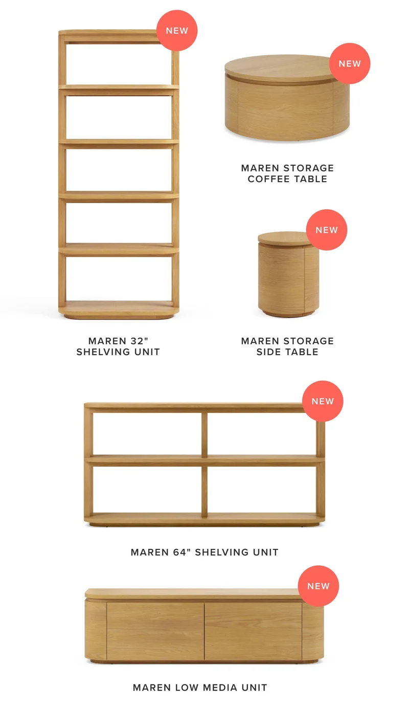 Shop the Maren collection.