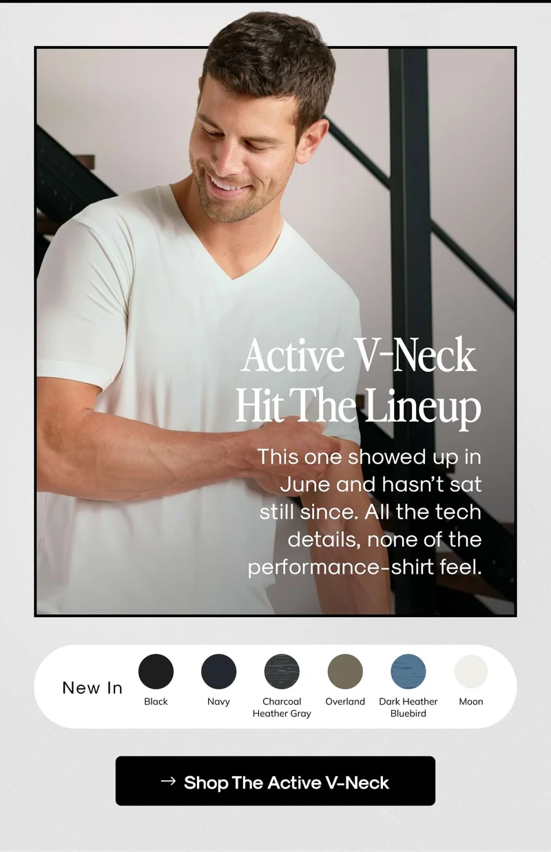 Active V-Neck Hit The Lineup