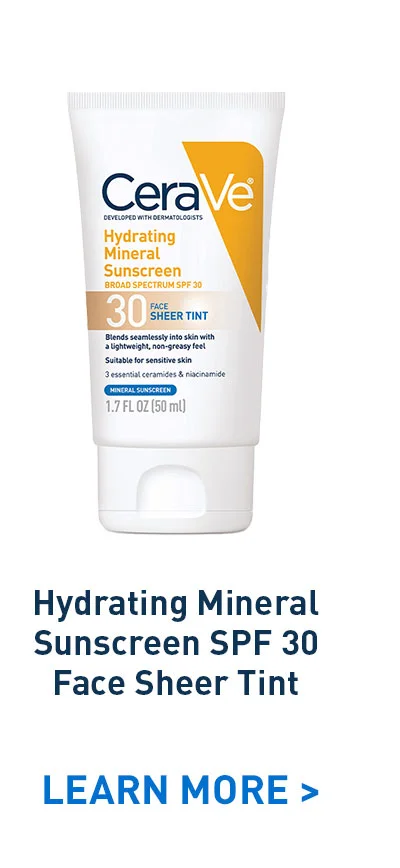 Hydrating Mineral Sunscreen SPF 30 Face Sheer Tint