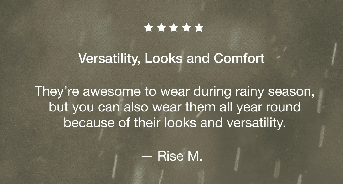 GIF of five star reviews for the Stormburst Low Top.