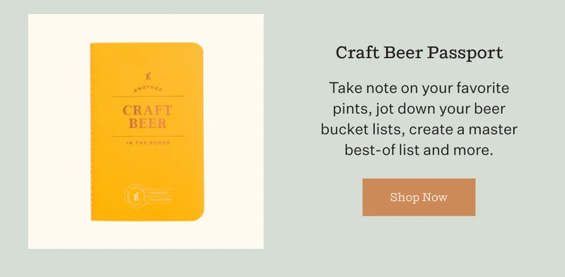 Craft Beer Passport | Take note on your favorite pints, jot down your beer bucket lists, create a master best-of list and more. | Shop Now