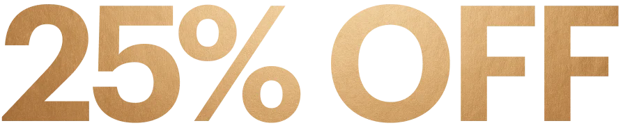 25% OFF